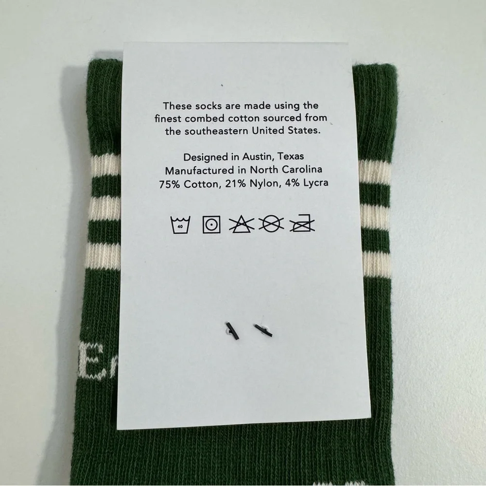 Revolve x FWRD Logo Stripe Cotton Blend Crew Socks